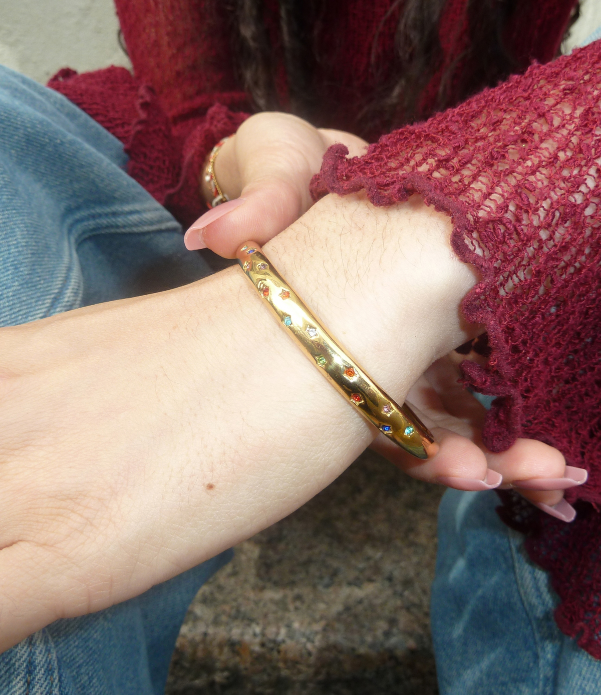 OLIVIA BANGLE IN MULTICOLOUR