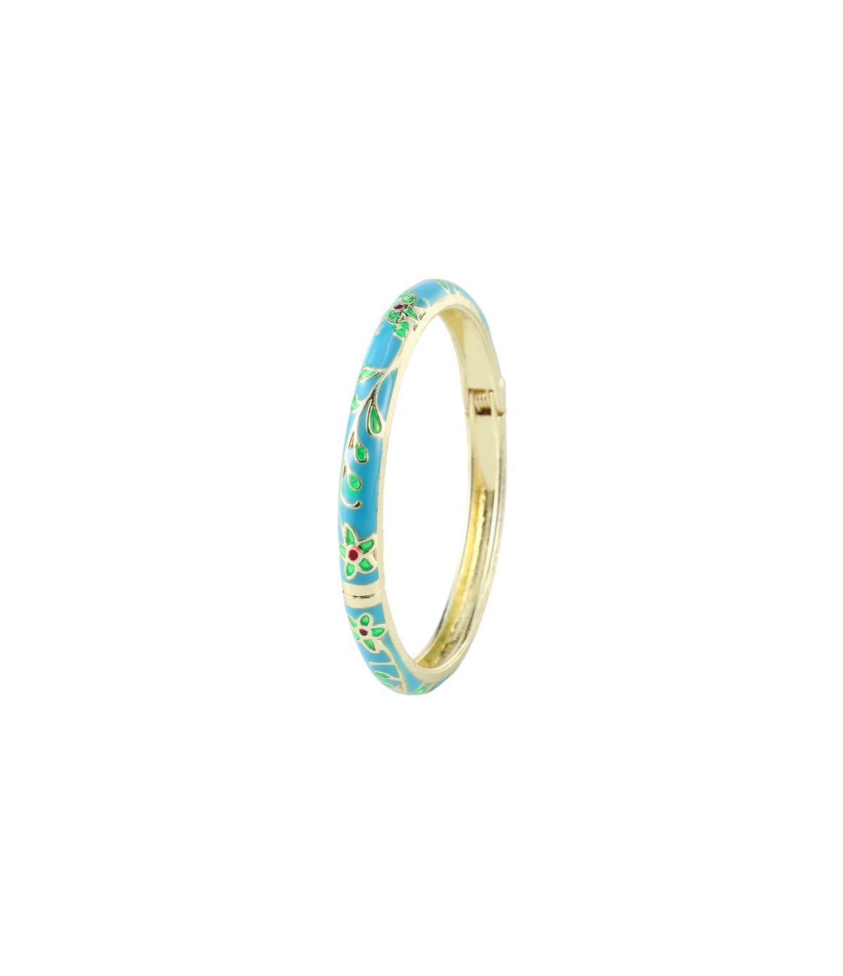 SOLENE BANGLE IN AQUAMARINE
