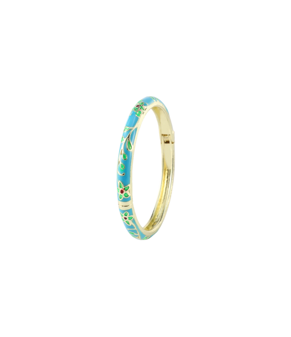 SOLENE BANGLE IN AQUAMARINE