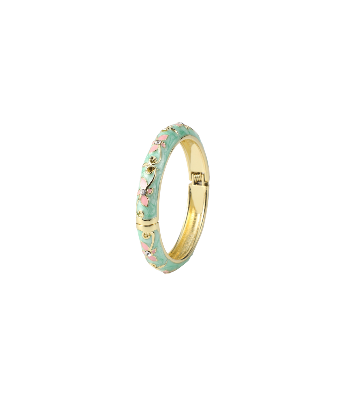 PETIT FLEUR BANGLE IN TEAL