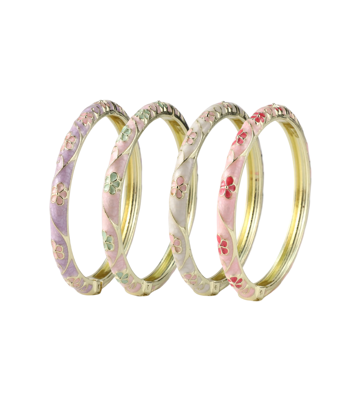 ROSETTE BANGLE SET