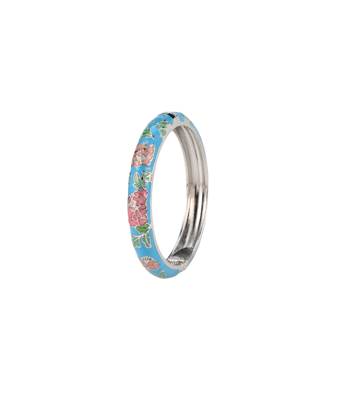 VIENNA ENAMEL BANGLE VIVID IN SKY BLUE