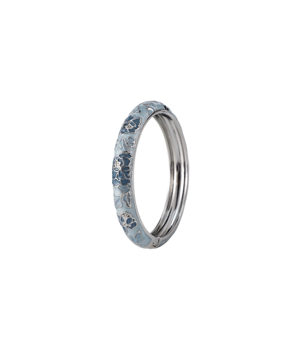 VIENNA ENAMEL BANGLE VIVID IN LIGHT BLUE