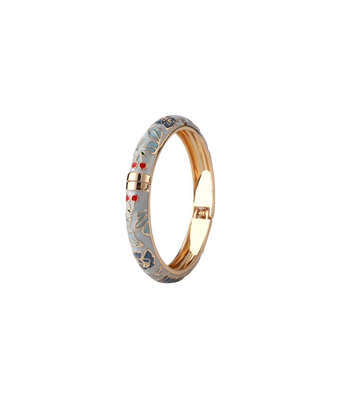 VIENNA ENAMEL BANGLE VIVID IN LIGHT BLUE