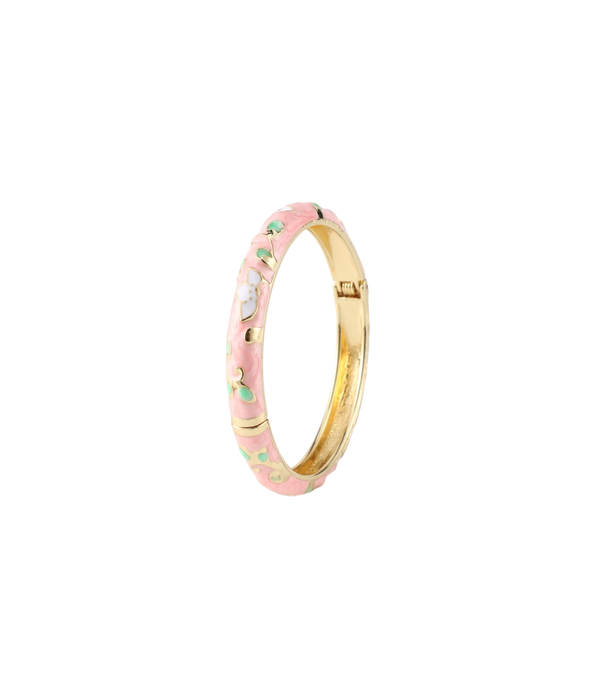 DAHLIA BANGLE IN BUBBLE PINK