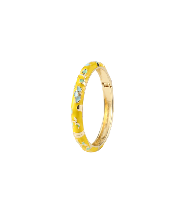 DAHLIA BANGLE IN YELLOW