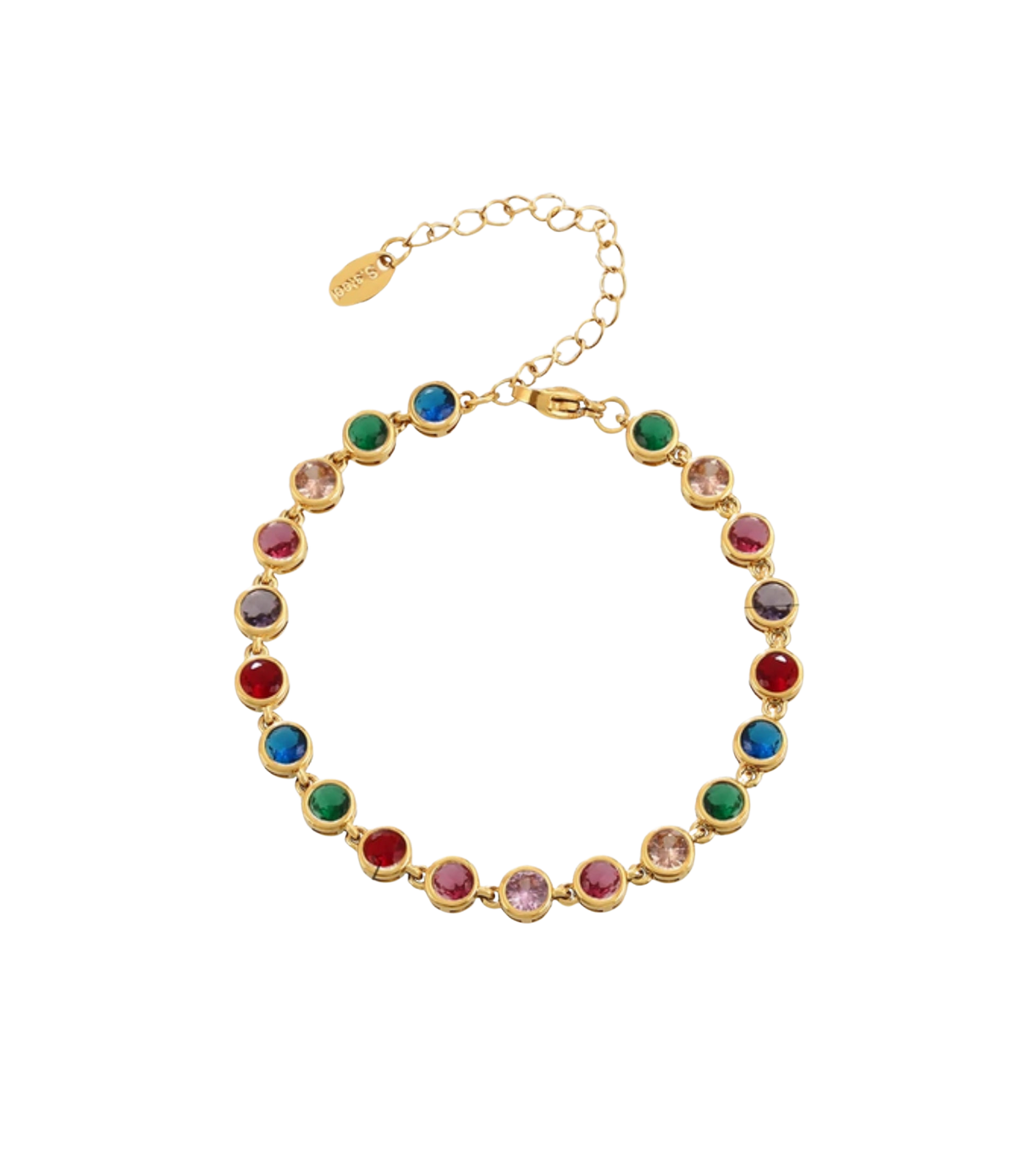 VIVIAN TENNIS BRACELET IN MULTICOLOUR