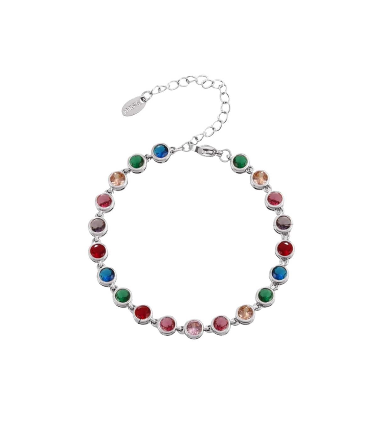 VIVIAN TENNIS BRACELET IN MULTICOLOUR