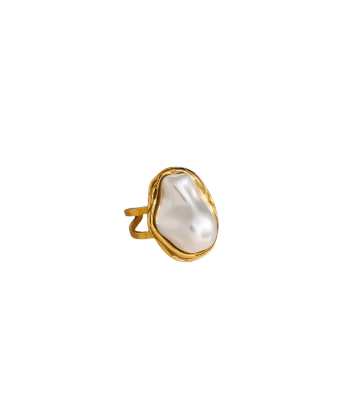 BAROQUE PEARL RING