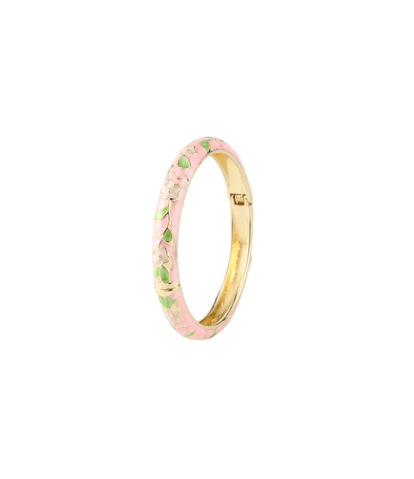 ETALIE BANGLE IN BUBBLE PINK