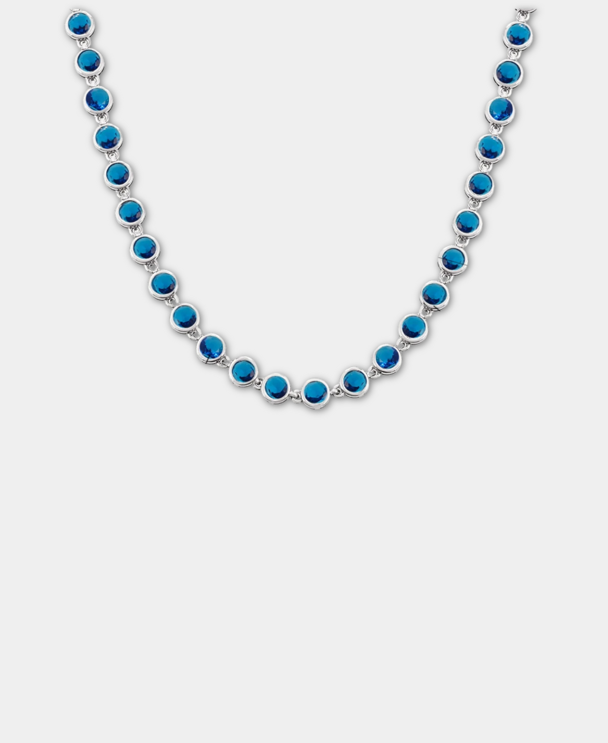 VIVIAN TENNIS NECKLACE IN BLUE