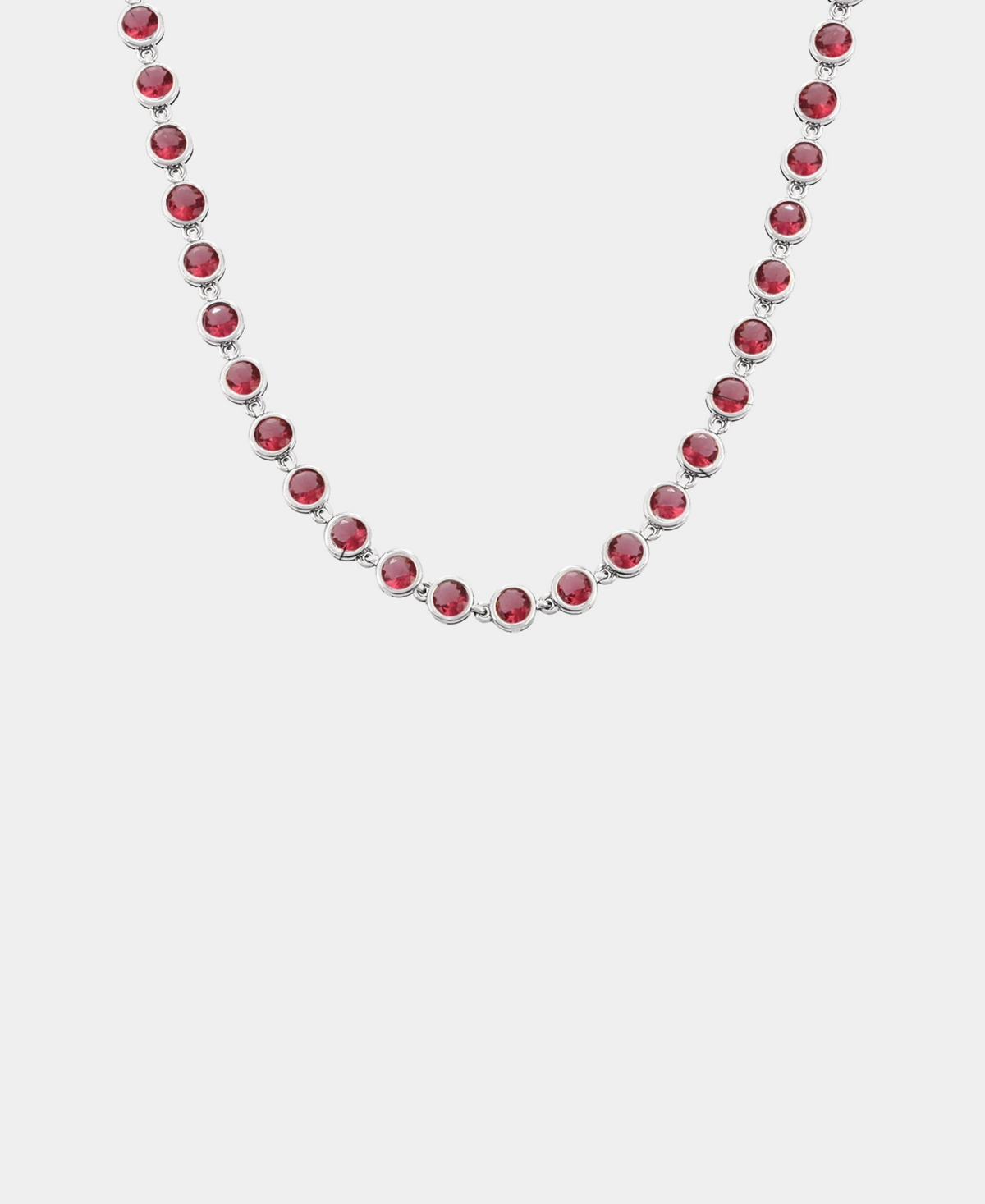 VIVIAN TENNIS NECKLACE IN RED