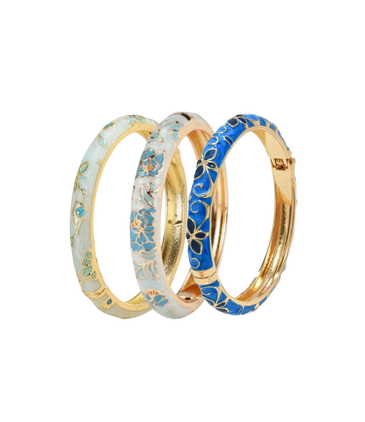 THE BLUE HONEY BANGLE SET