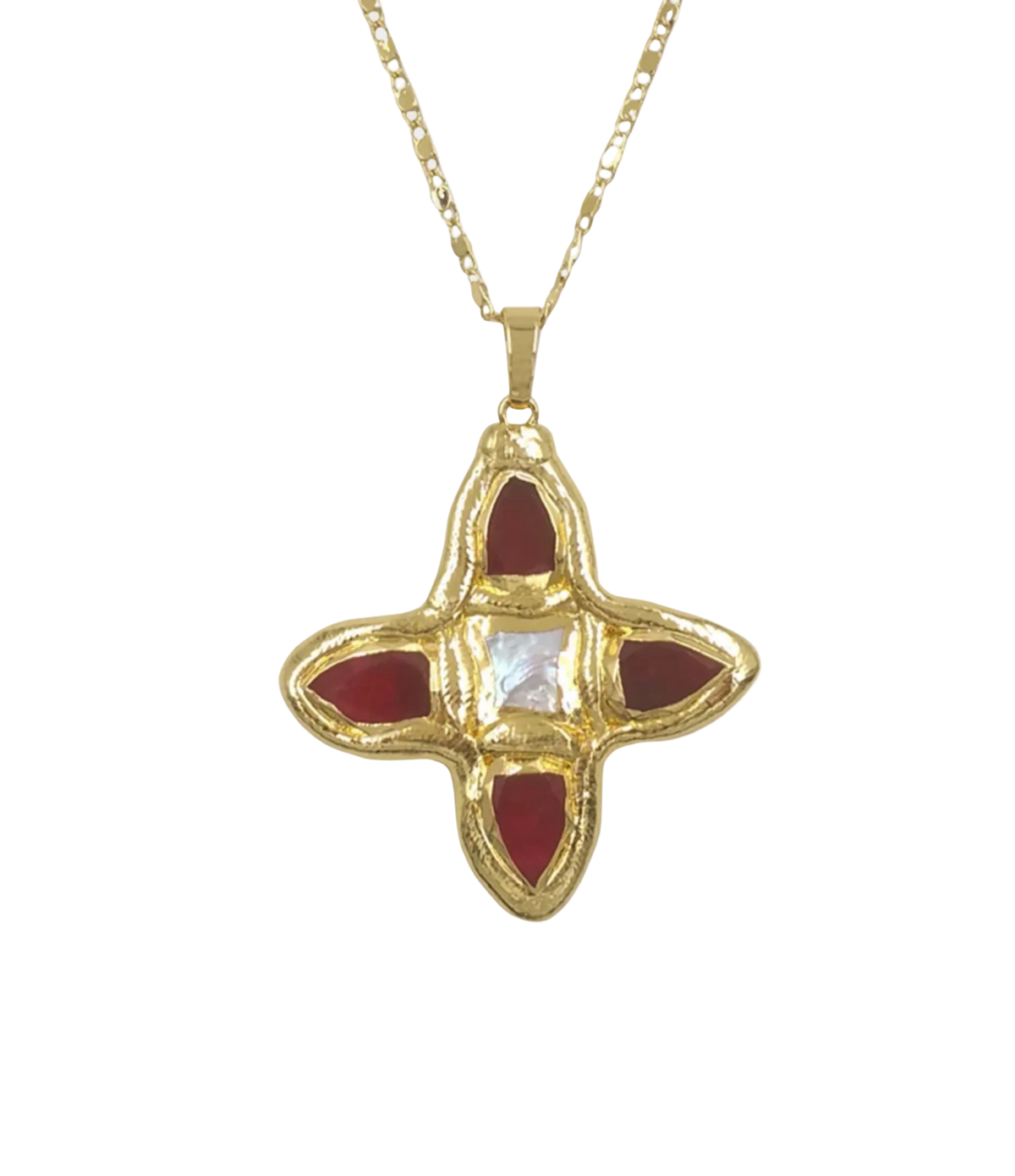 OPHELIA NECKLACE IN RED