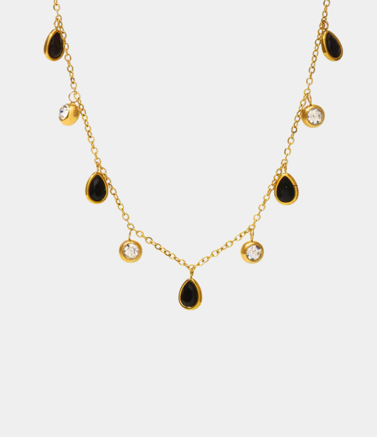 DIANA NECKLACE IN BLACK