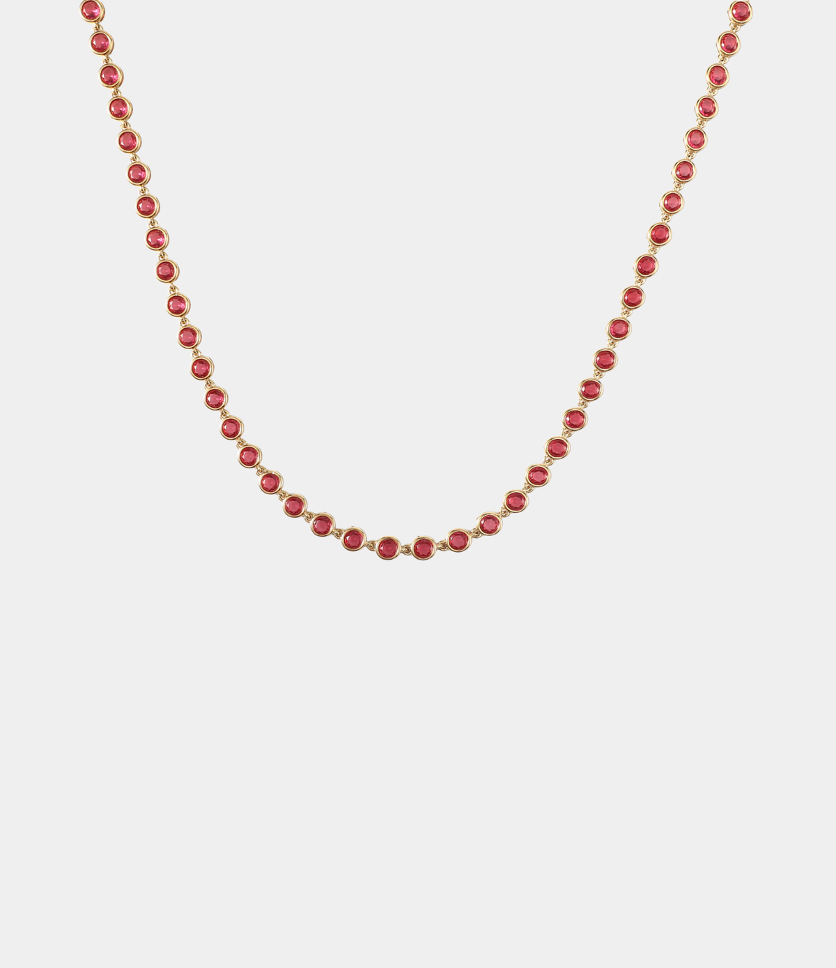 VIVIAN TENNIS NECKLACE IN RED