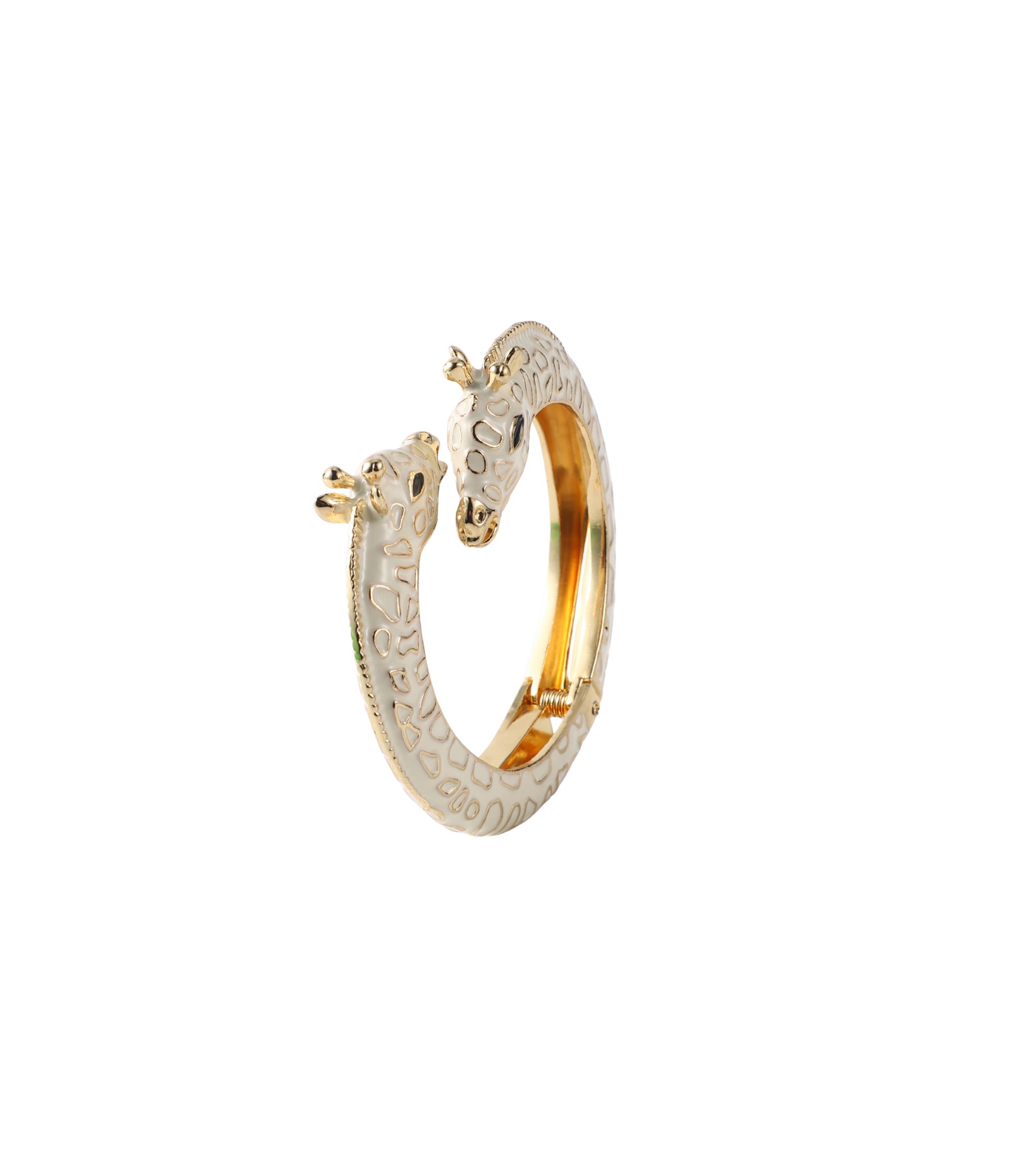 GIRAFFE BANGLE IN WHITE