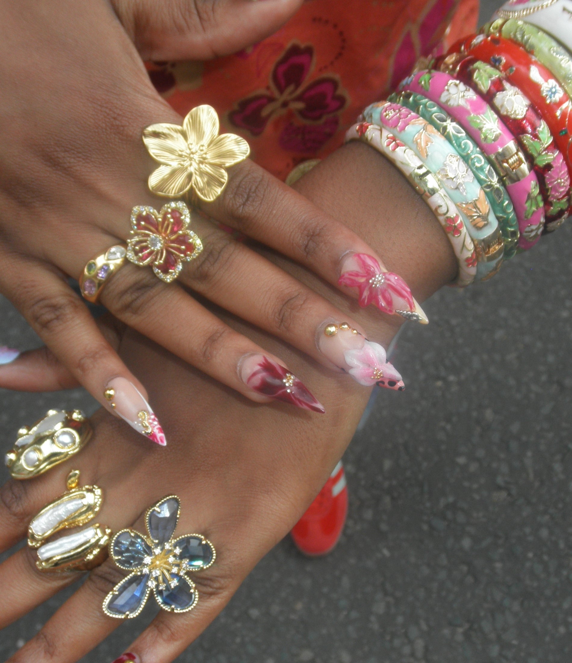 LOVELA RING IN ROSE RED