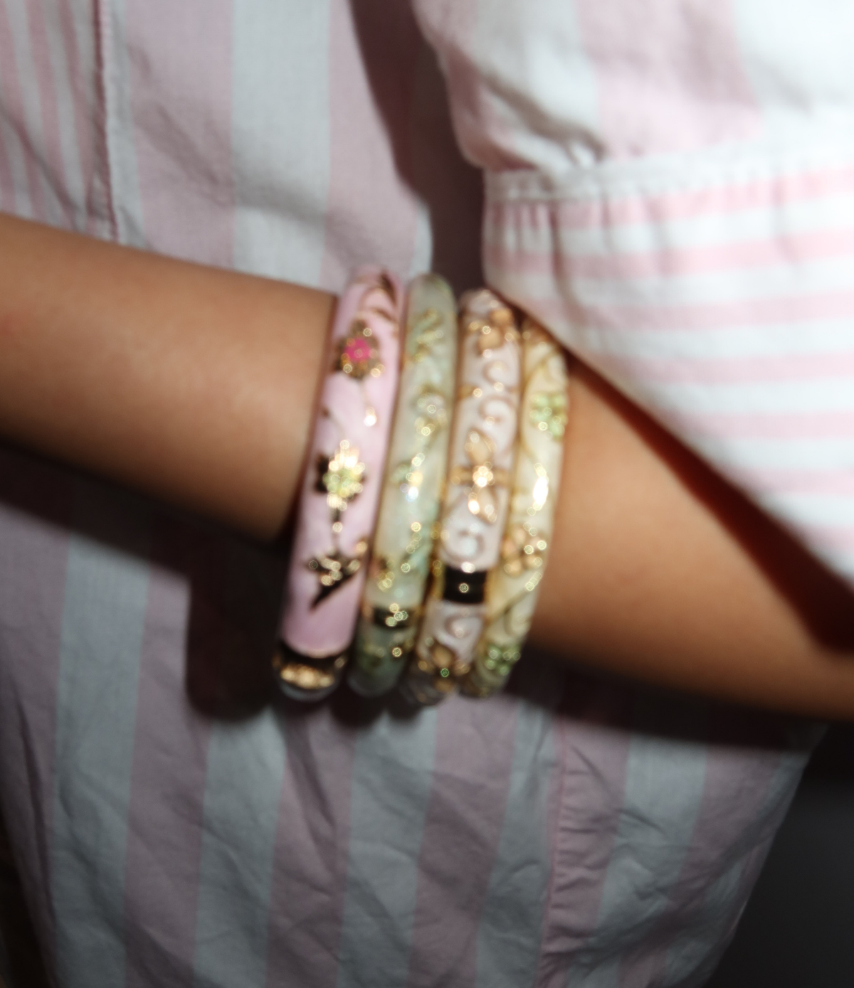 PRIMAVERA BANGLE IN CREAM