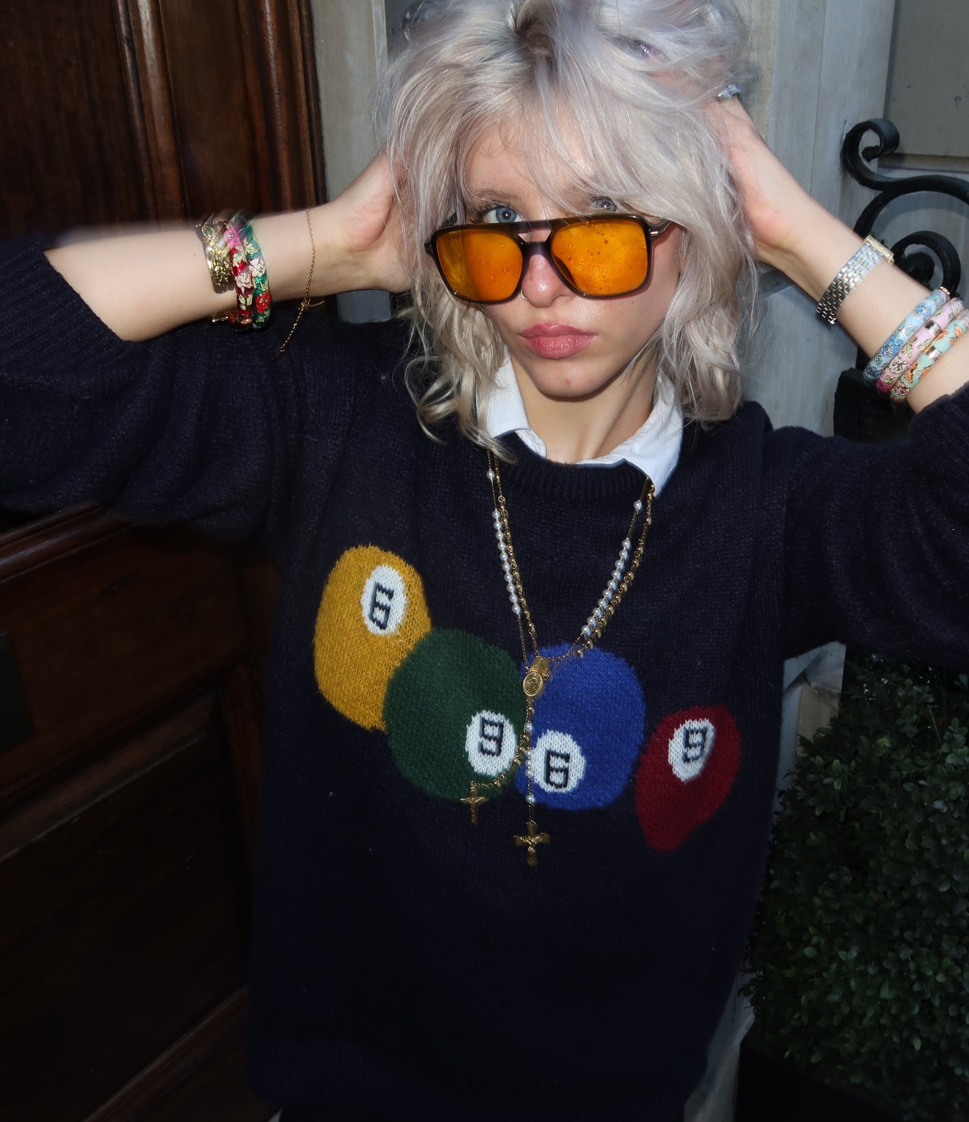 CELESTE NOVA CROSS NECKLACE