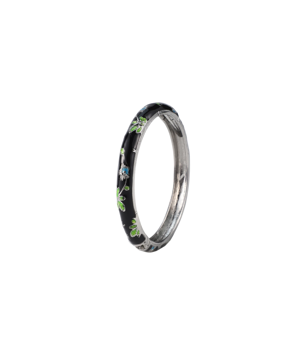 ENAMEL FAIRY BANGLE IN NOIR