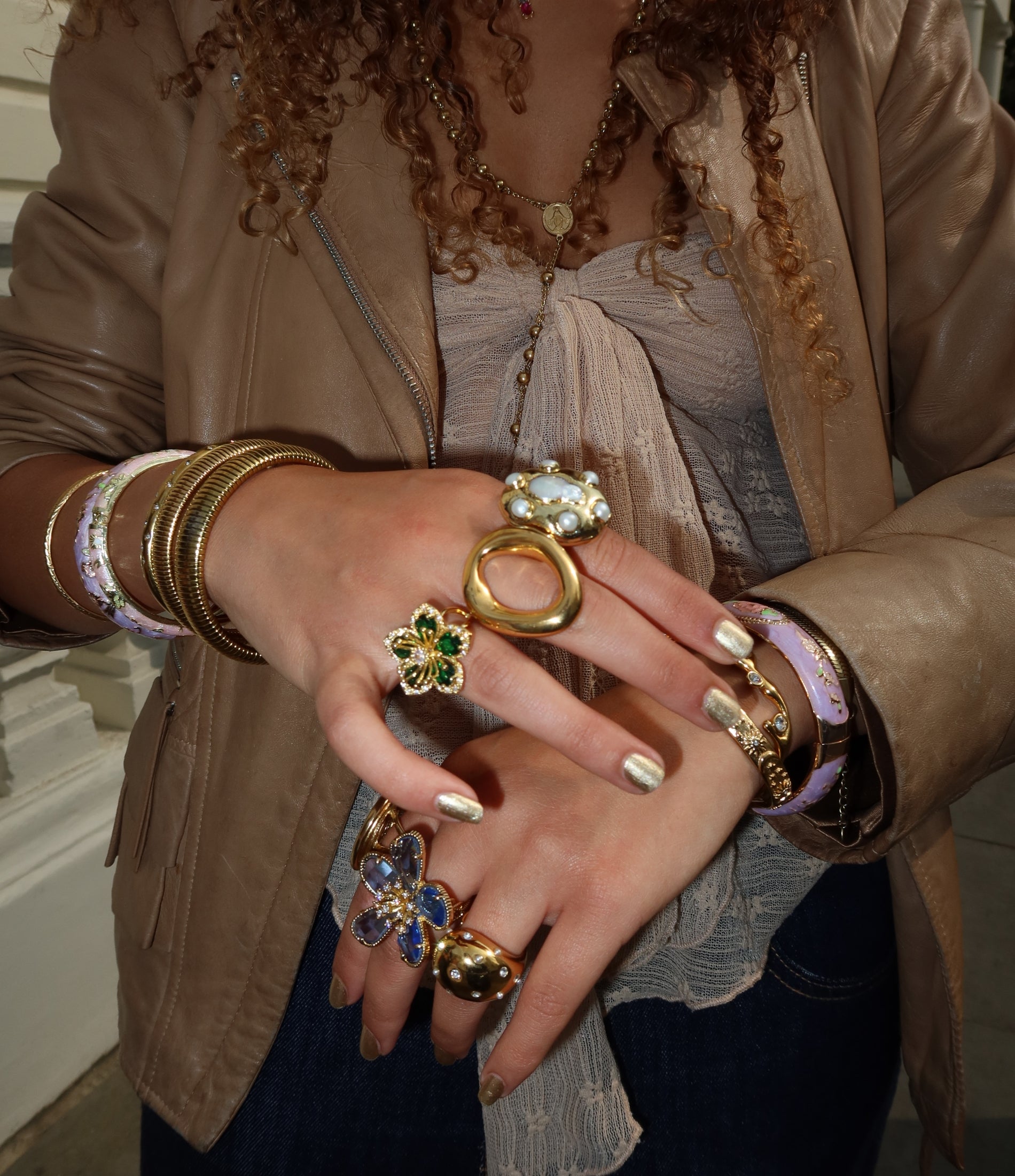 VENEDIG-EMAILLE-ARMREIF