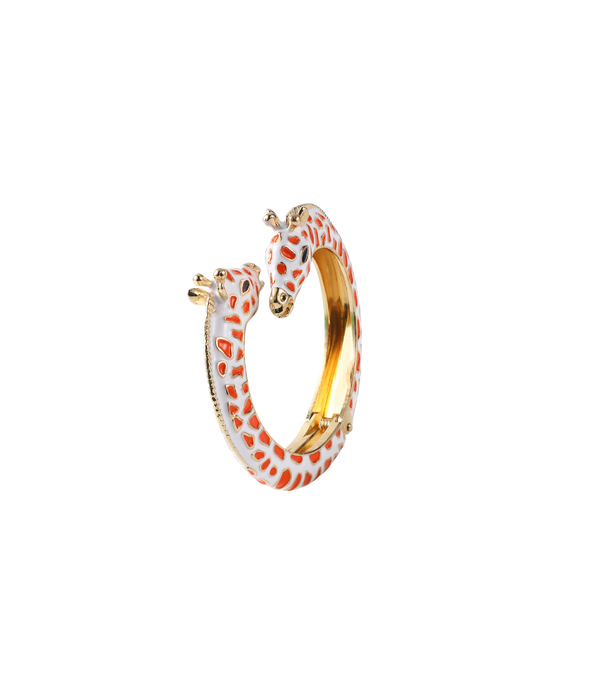 GIRAFFE BANGLE IN ORANGE