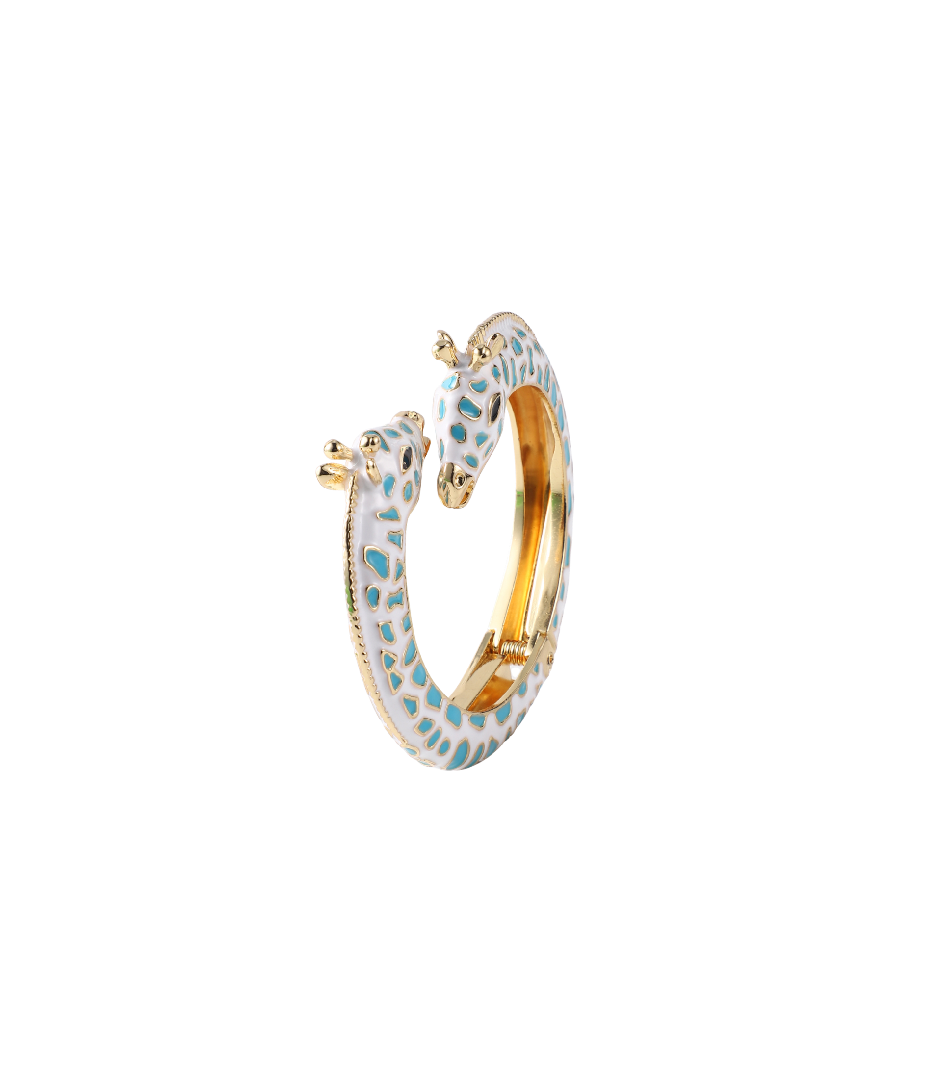 GIRAFFE BANGLE IN TEAL