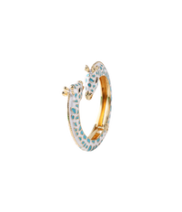 GIRAFFE BANGLE IN TEAL