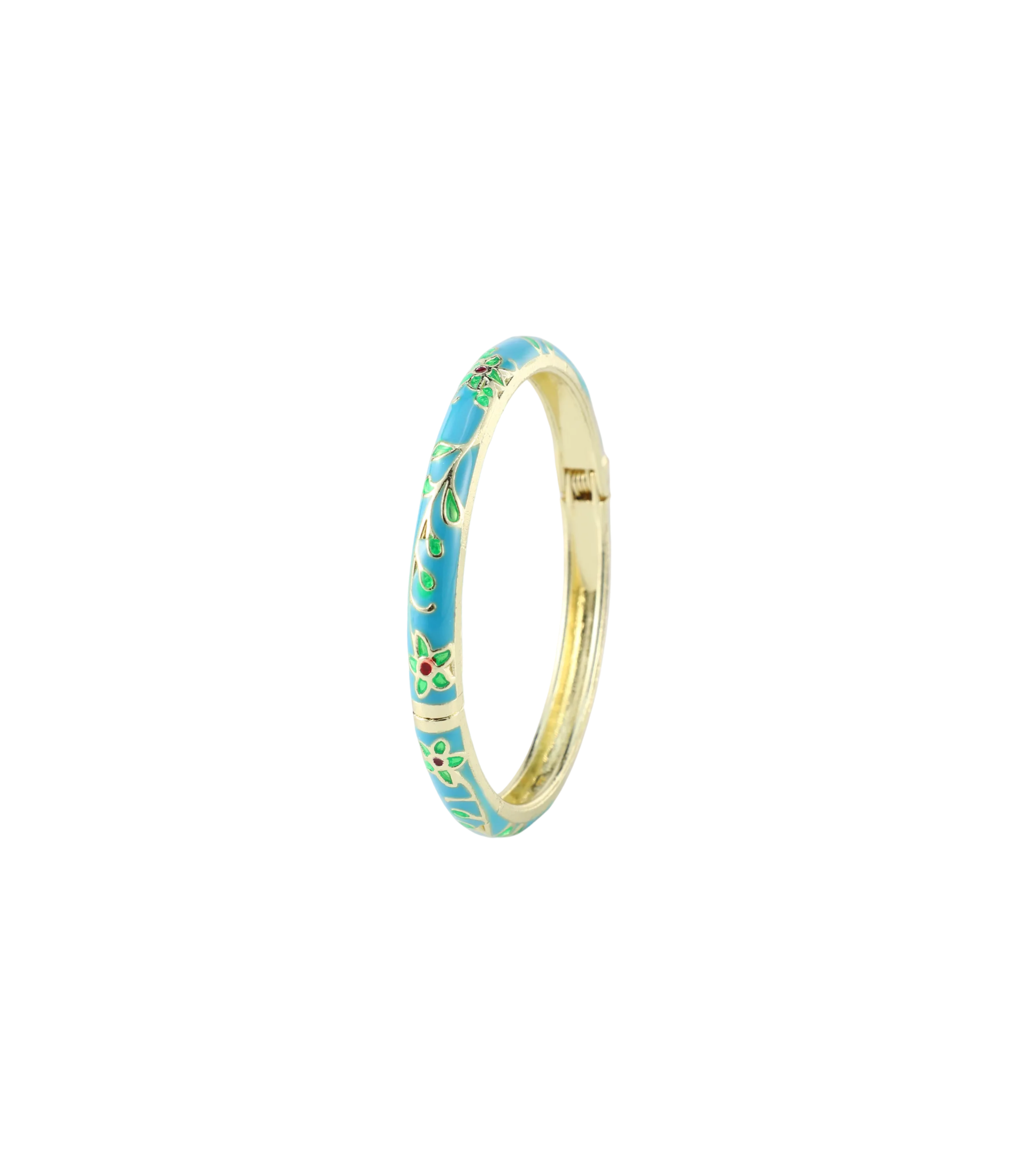 SOLENE BANGLE IN AQUAMARINE