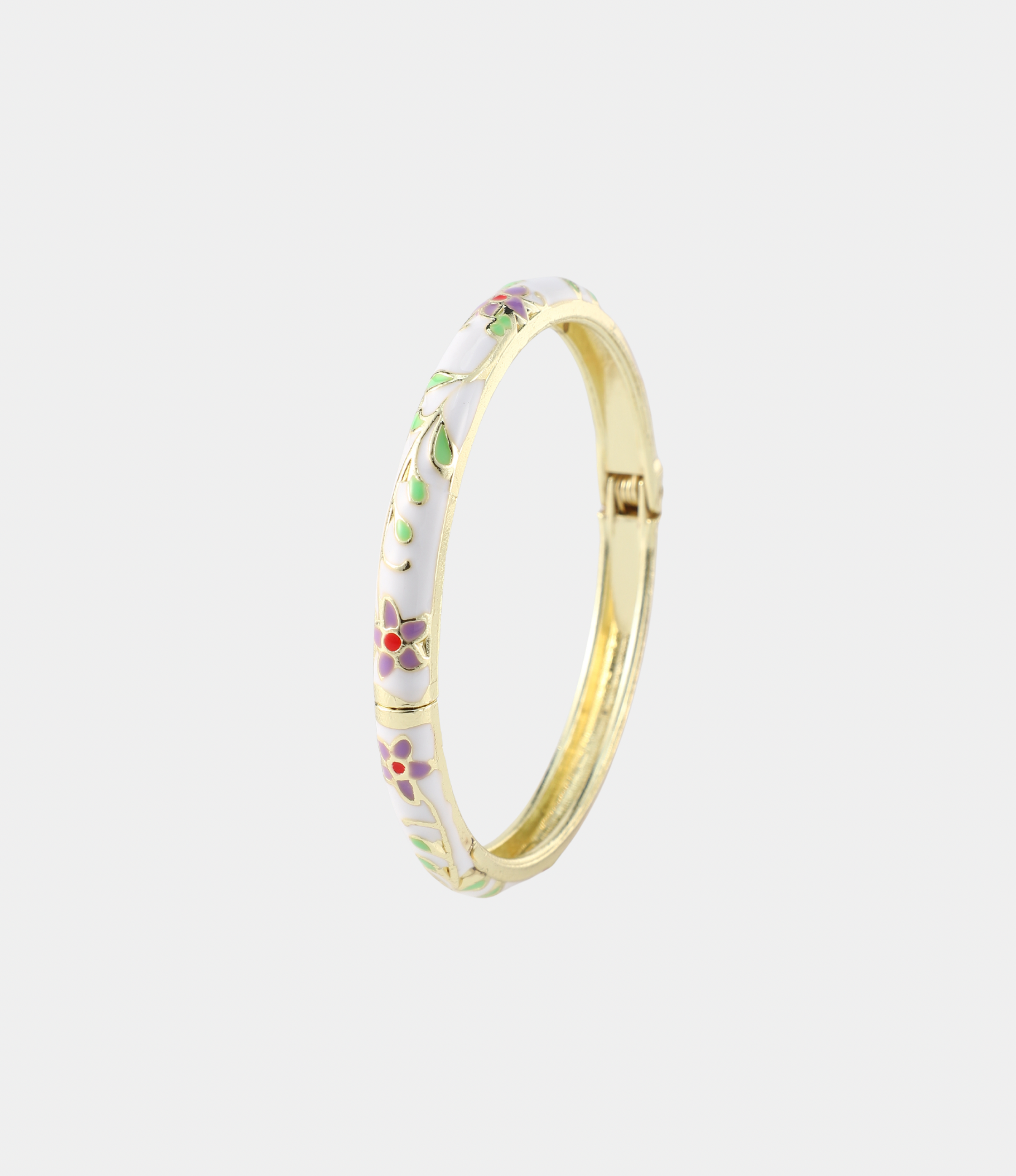 SOLENE BANGLE IN WHITE