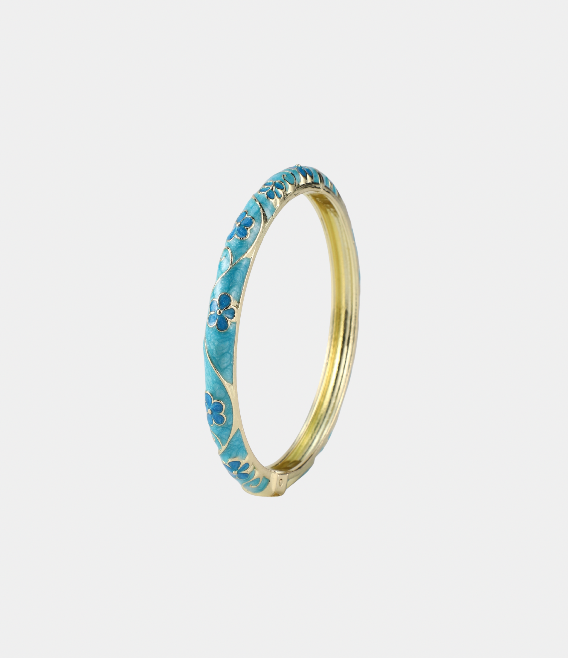 PIXIE BANGLE IN AQUAMARINE