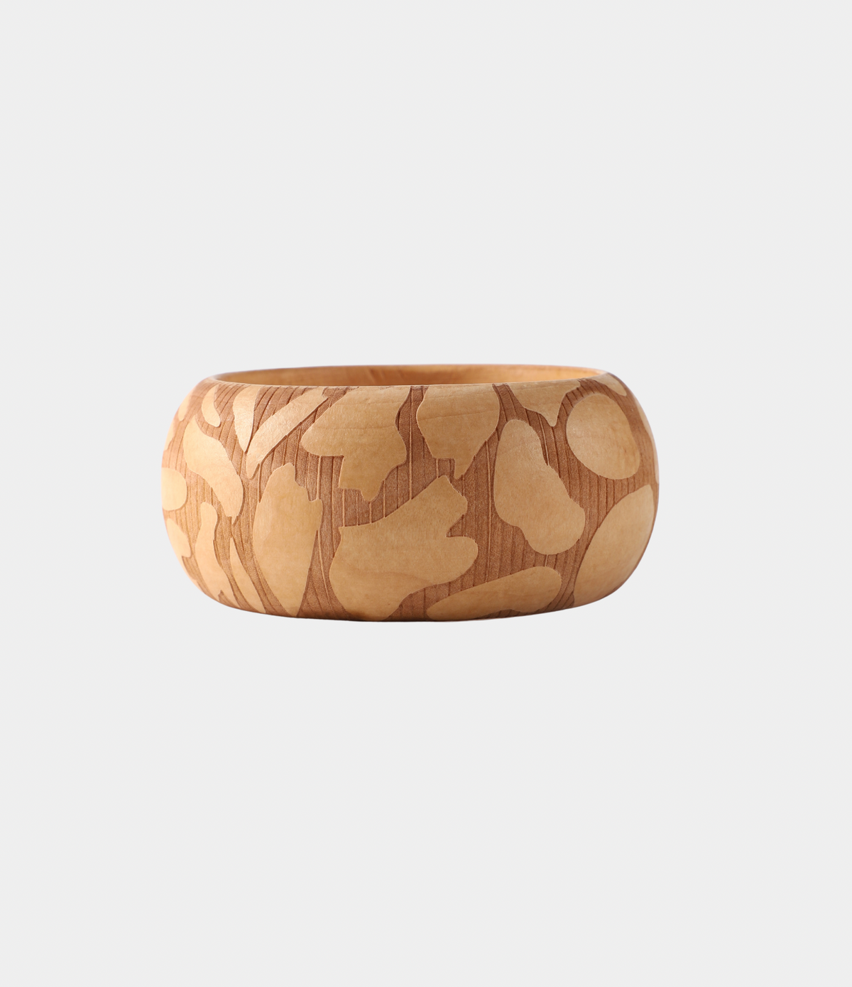SIERRA WOOD BANGLE IN DUNE
