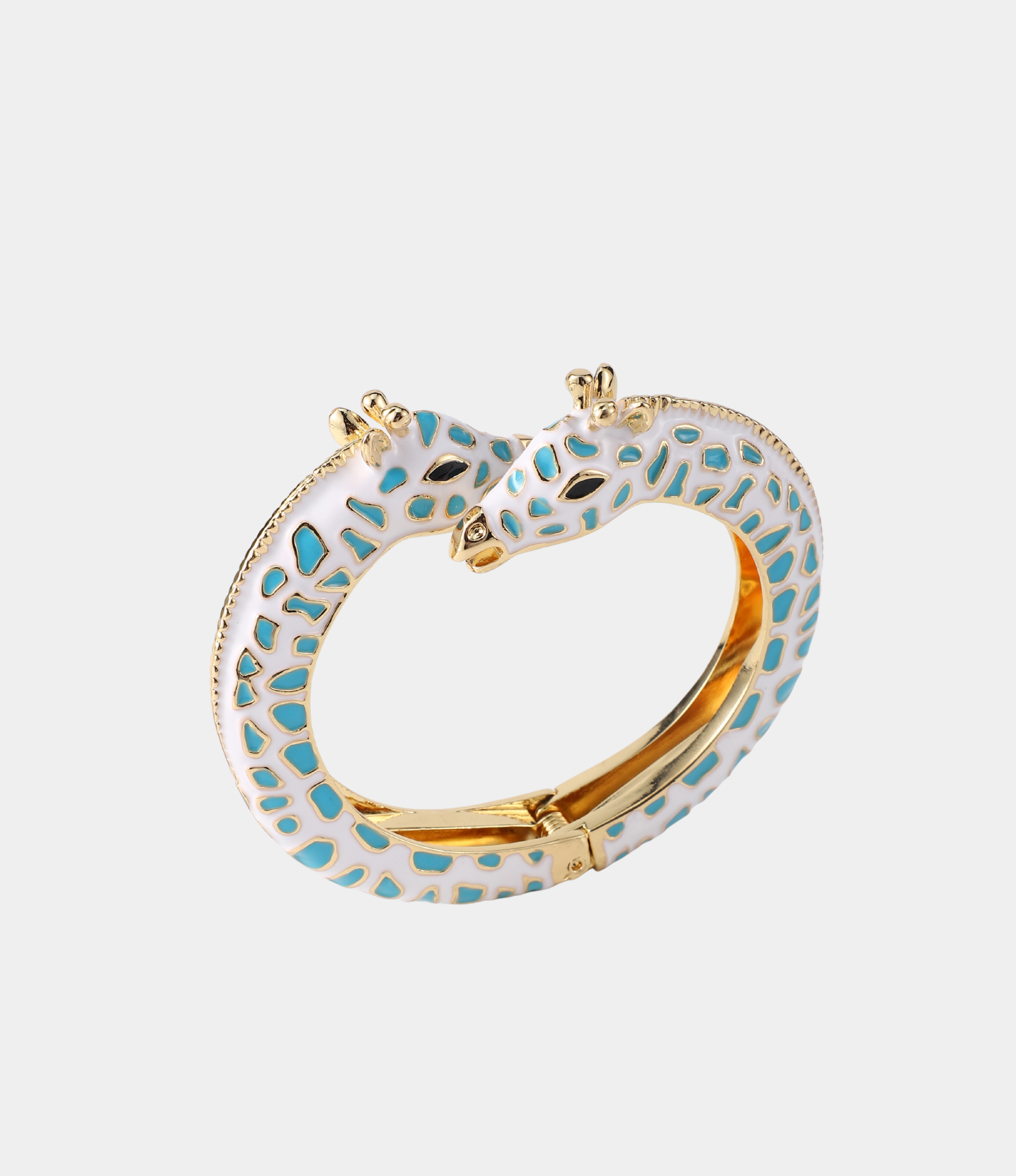 GIRAFFE BANGLE IN TEAL