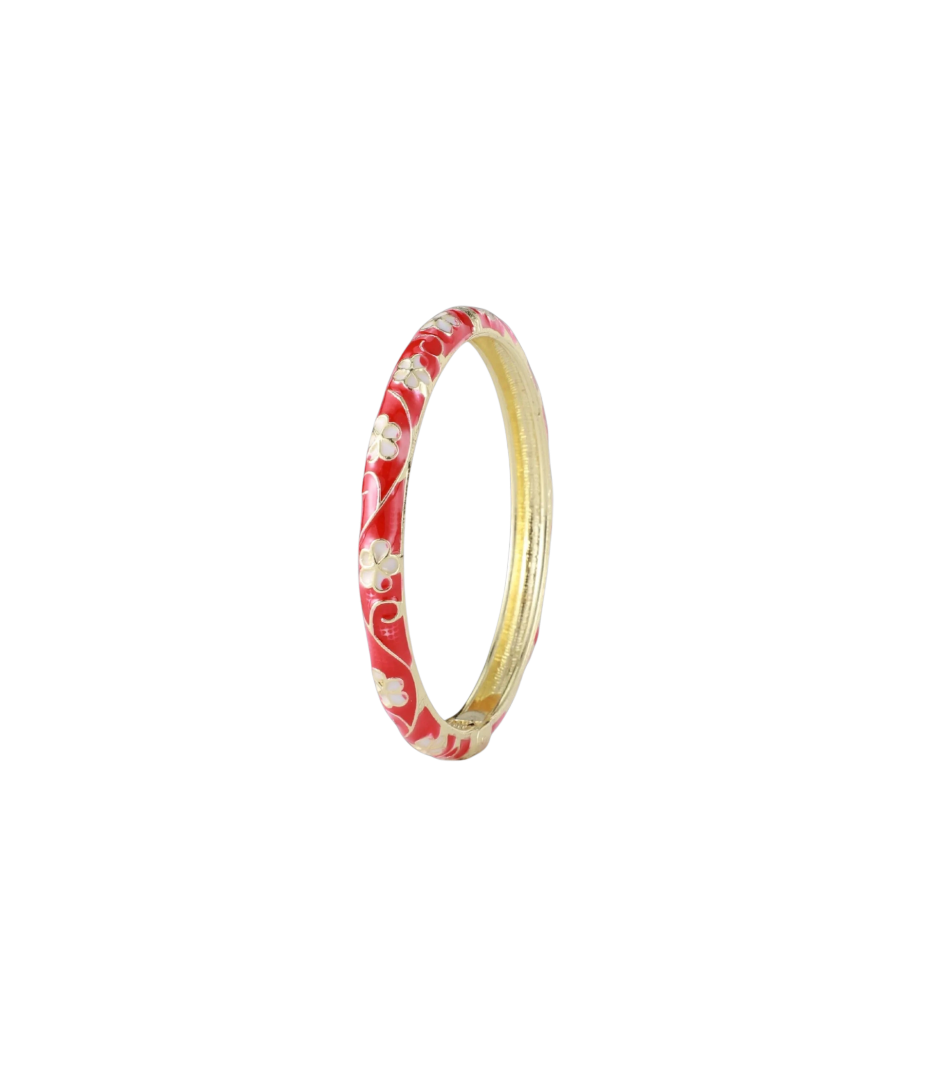 PIXIE BANGLE IN BRIGHT RED