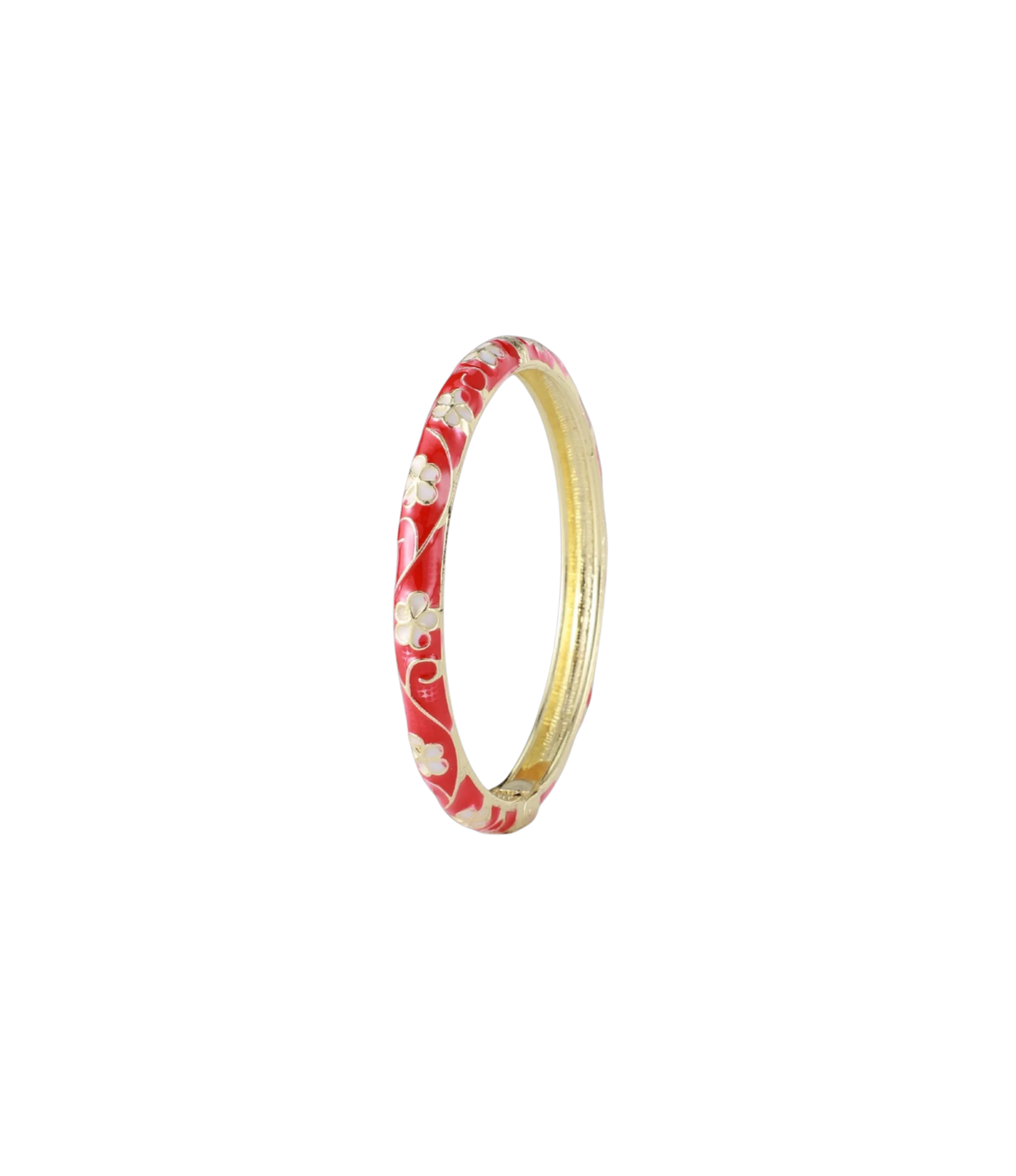 PIXIE BANGLE IN BRIGHT RED
