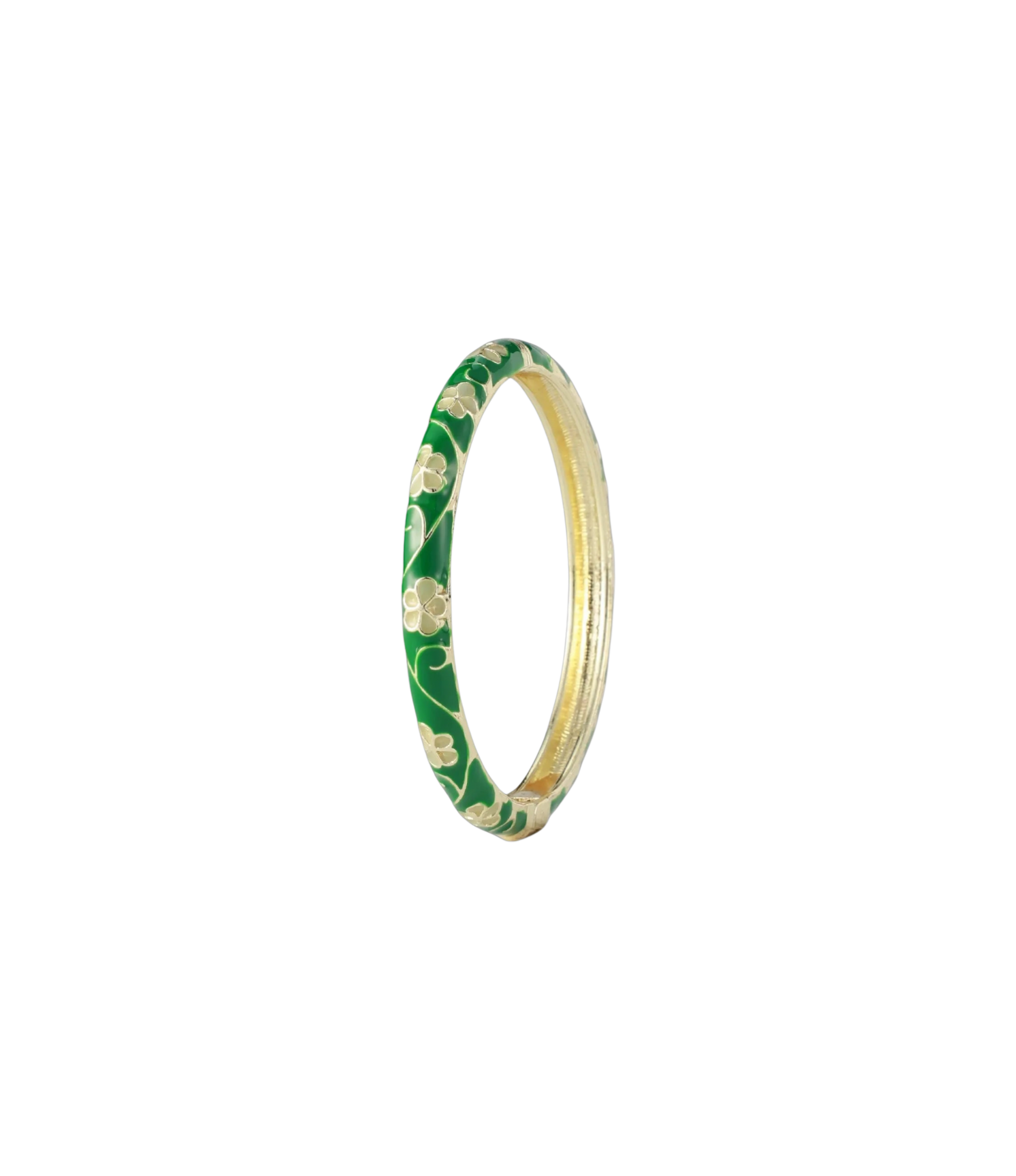 PIXIE BANGLE IN DARK GREEN