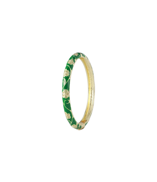 PIXIE BANGLE IN DARK GREEN