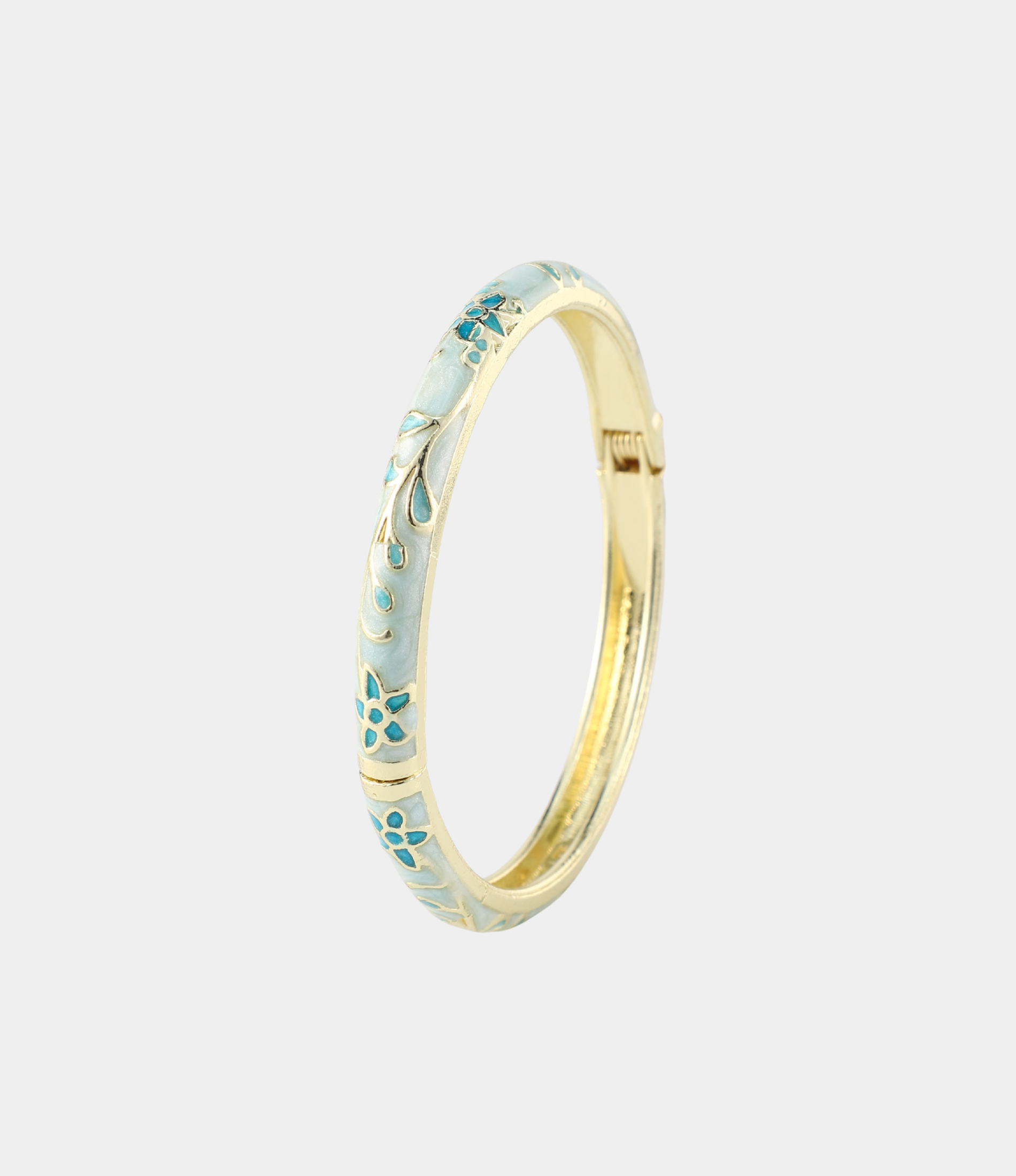 SOLENE BANGLE IN LIGHT BLUE