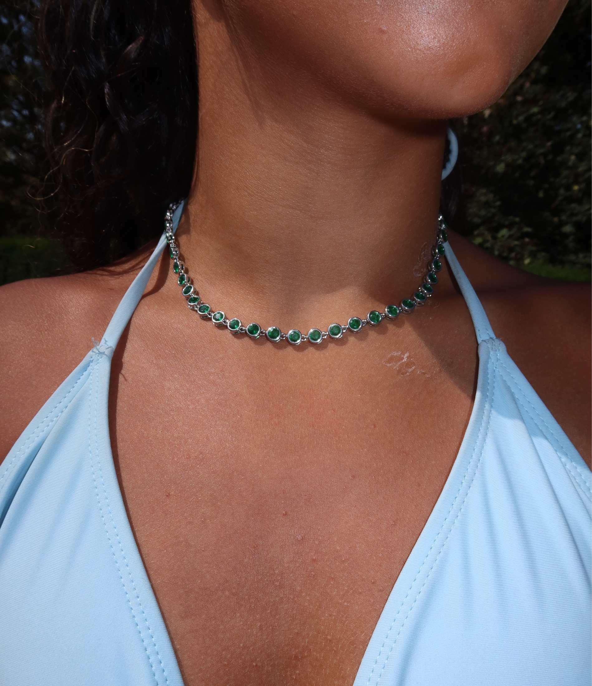 VIVIAN NECKLACE IN GREEN