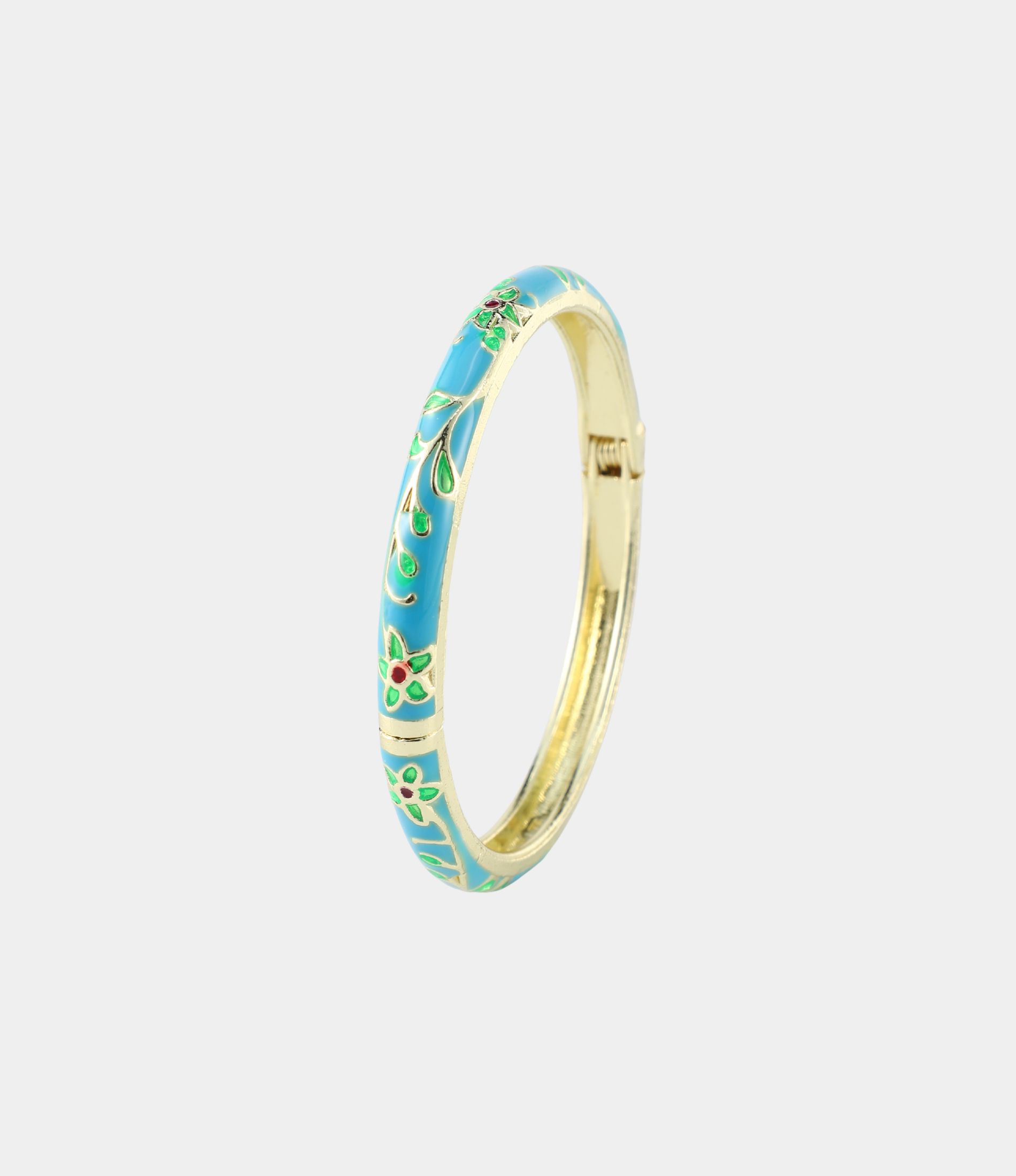 SOLENE BANGLE IN AQUAMARINE