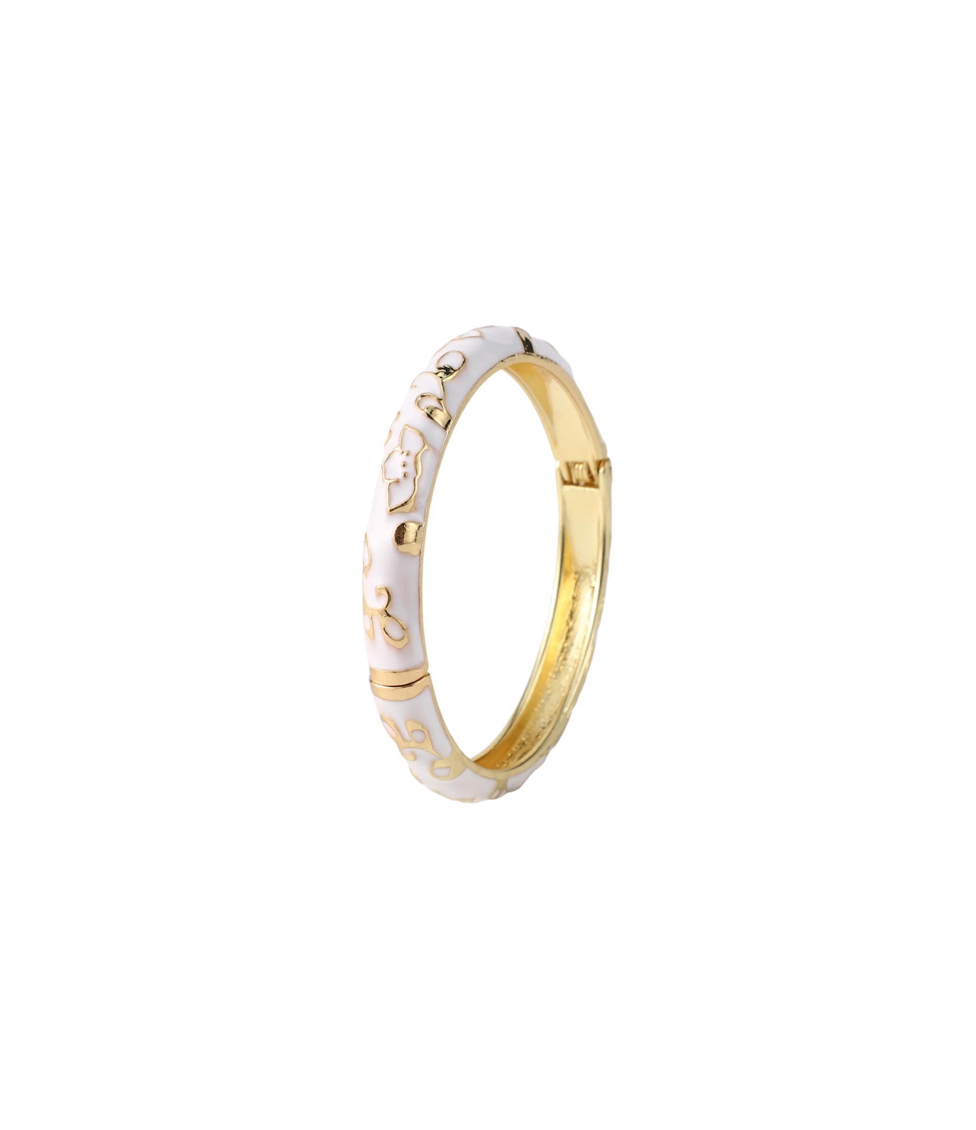 DAHLIA BANGLE IN SNOWDROP