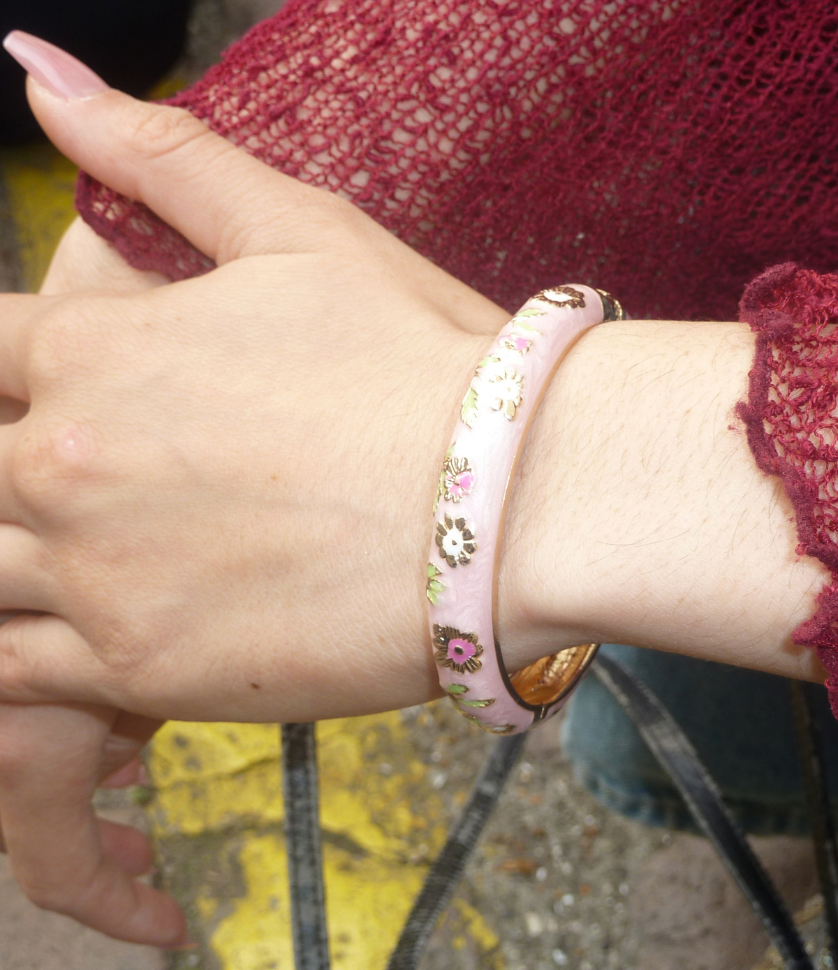 POPPY BANGLE IN PINK