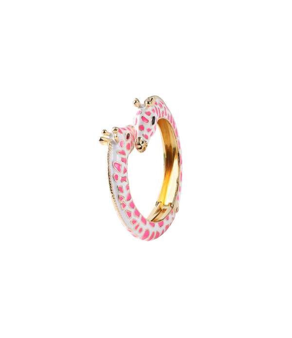 GIRAFFE BANGLE IN PINK