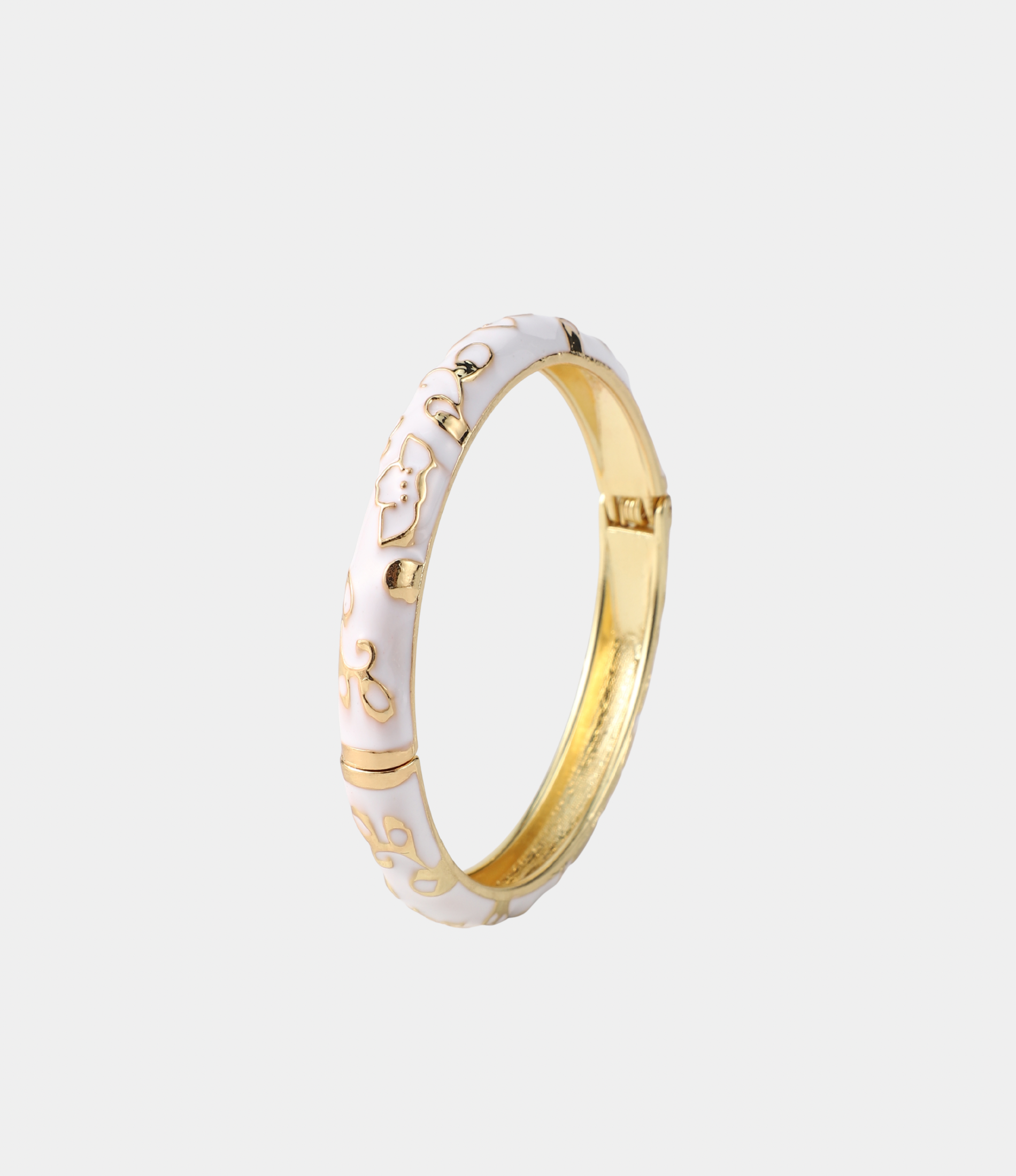 DAHLIA BANGLE IN SNOWDROP