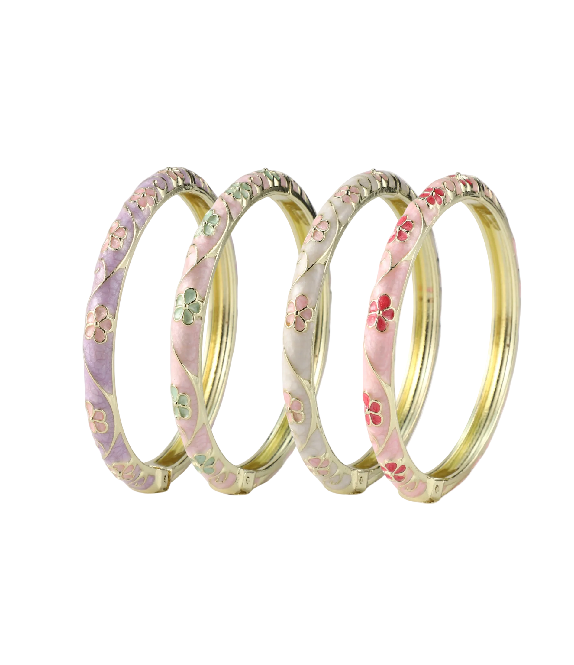 ROSETTE BANGLE SET