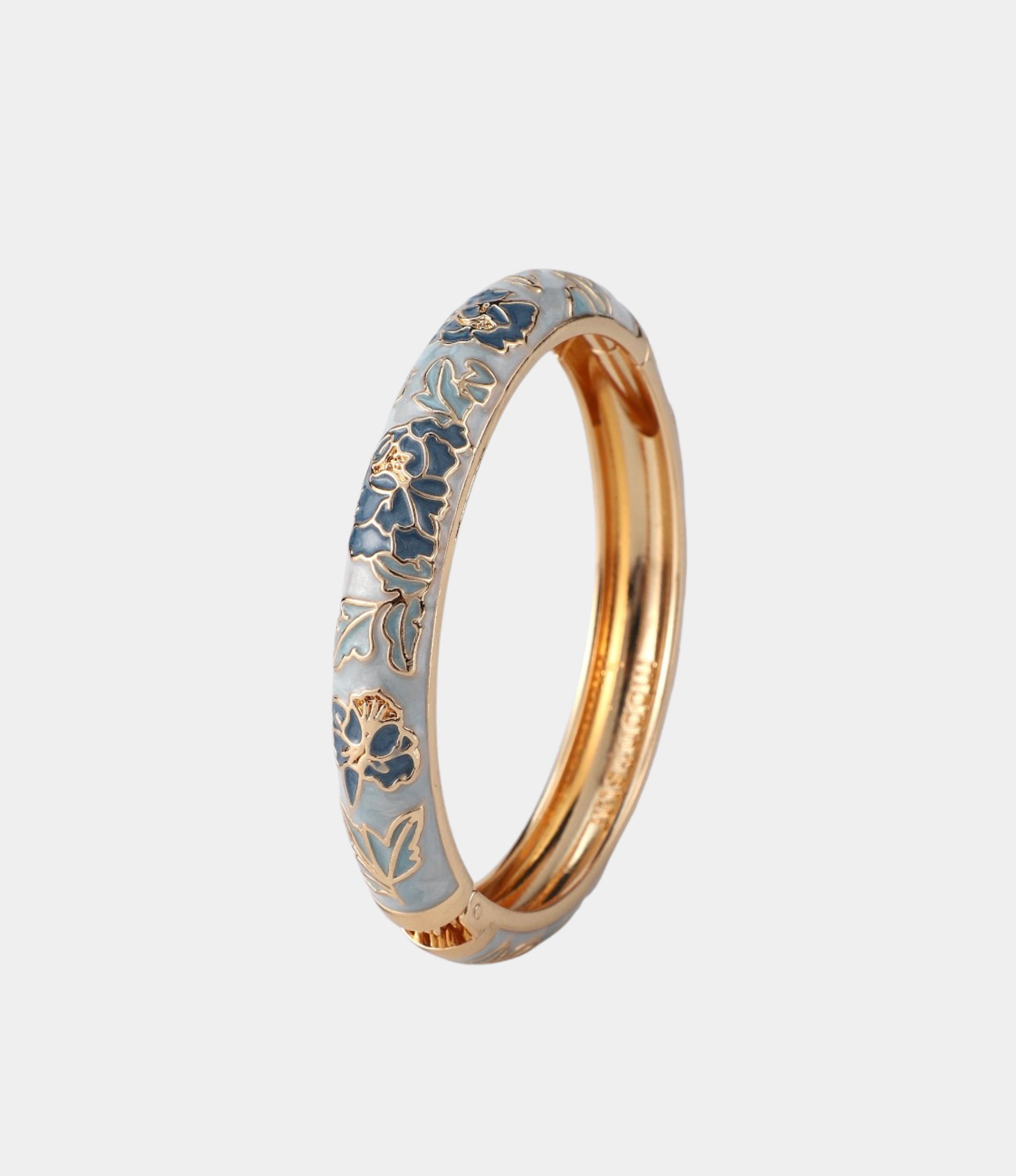 VIENNA ENAMEL BANGLE VIVID IN LIGHT BLUE
