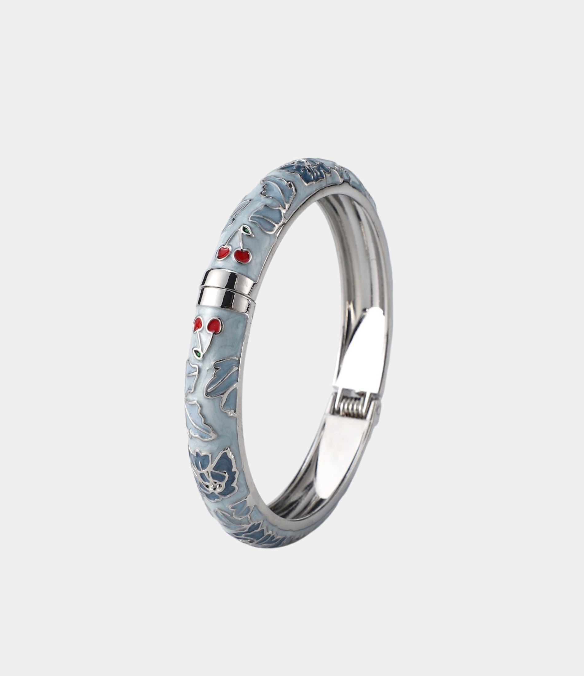 VIENNA ENAMEL BANGLE VIVID IN LIGHT BLUE