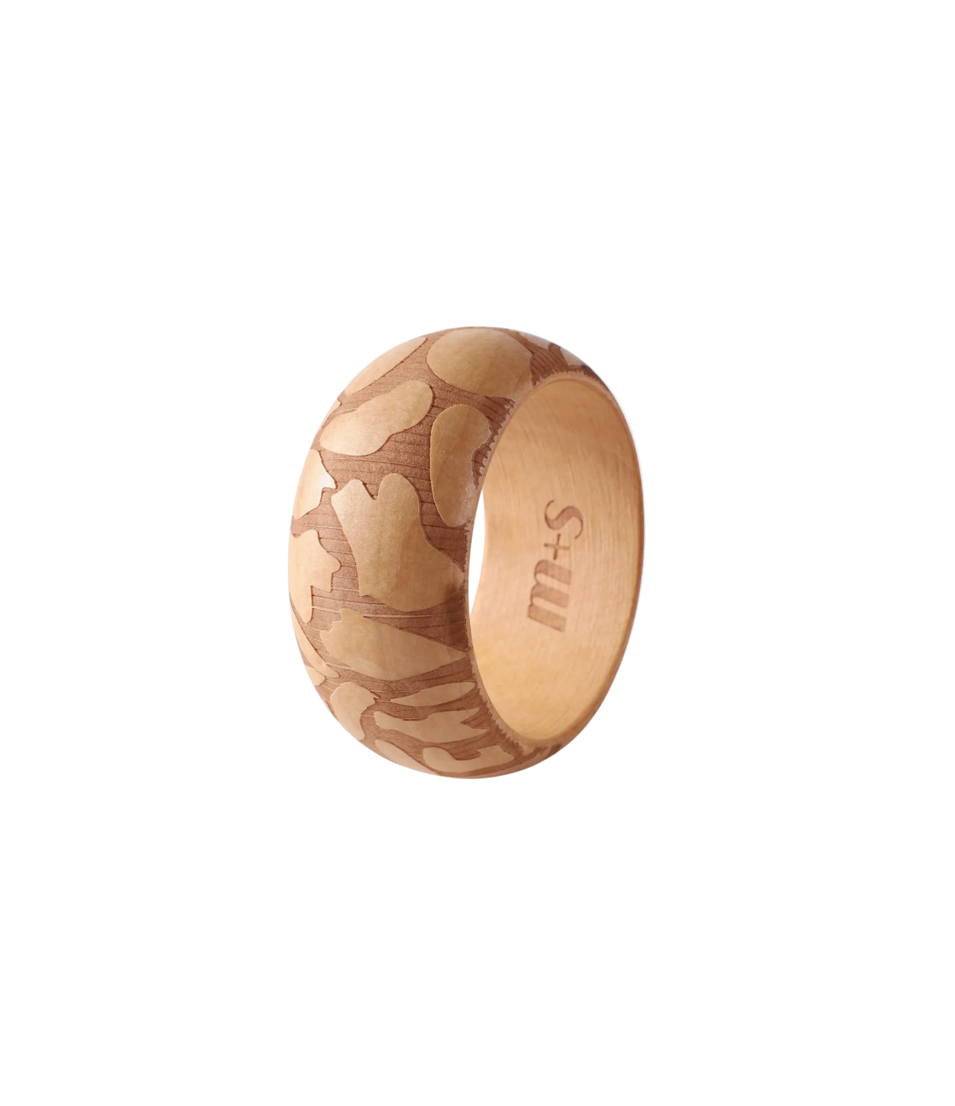 SIERRA WOOD BANGLE IN DUNE