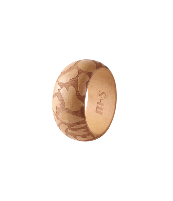 SIERRA WOOD BANGLE IN DUNE